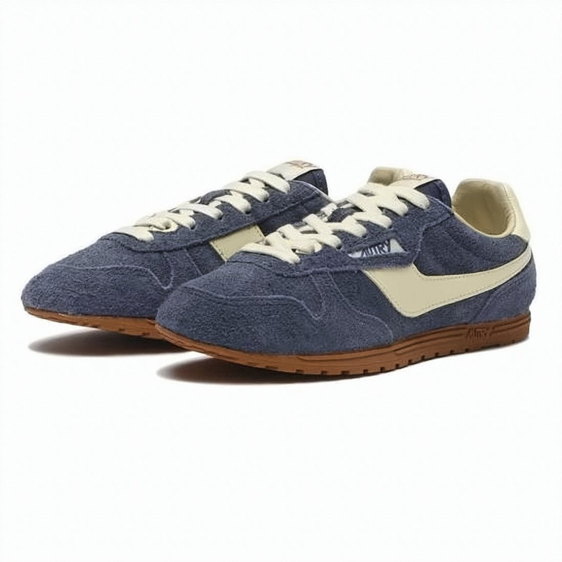 Autry Textured Suede And Nylon Sneakers