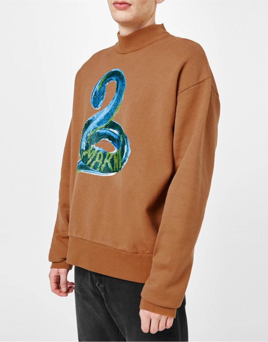 Marni Piton Logo Brushed Organic Sweatshirt