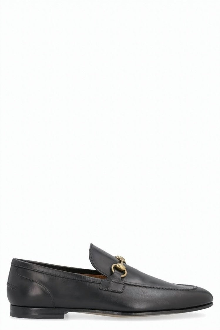 Gucci Classic Black Calf Leather Loafers