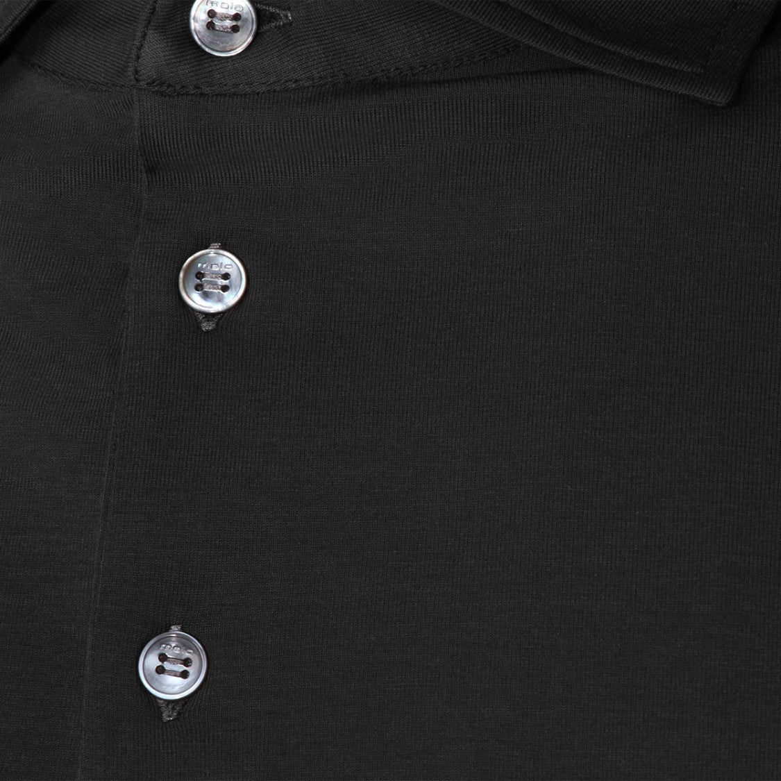 Malo Dark Brown Cotton Polo Shirt