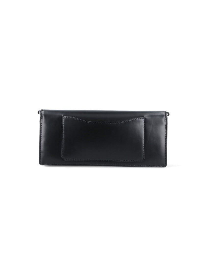 Marc Jacobs Rectangular Black Bag With Finish