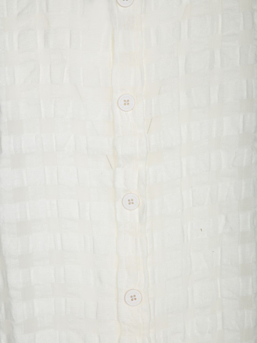 Costumein Relaxed-Fit Linen Short Sleeve Shirt