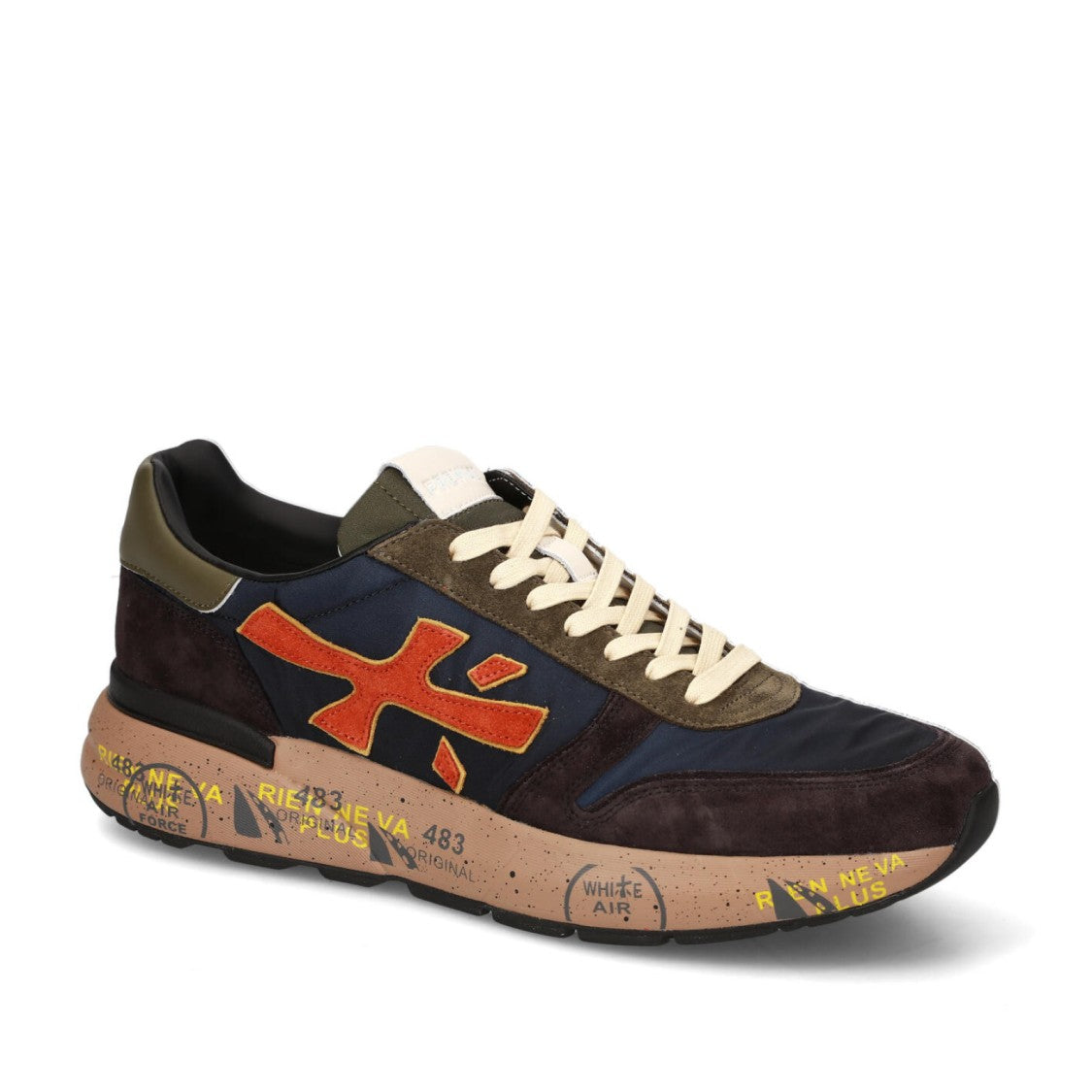 Premiata Mick Sneakers In Brown Suede