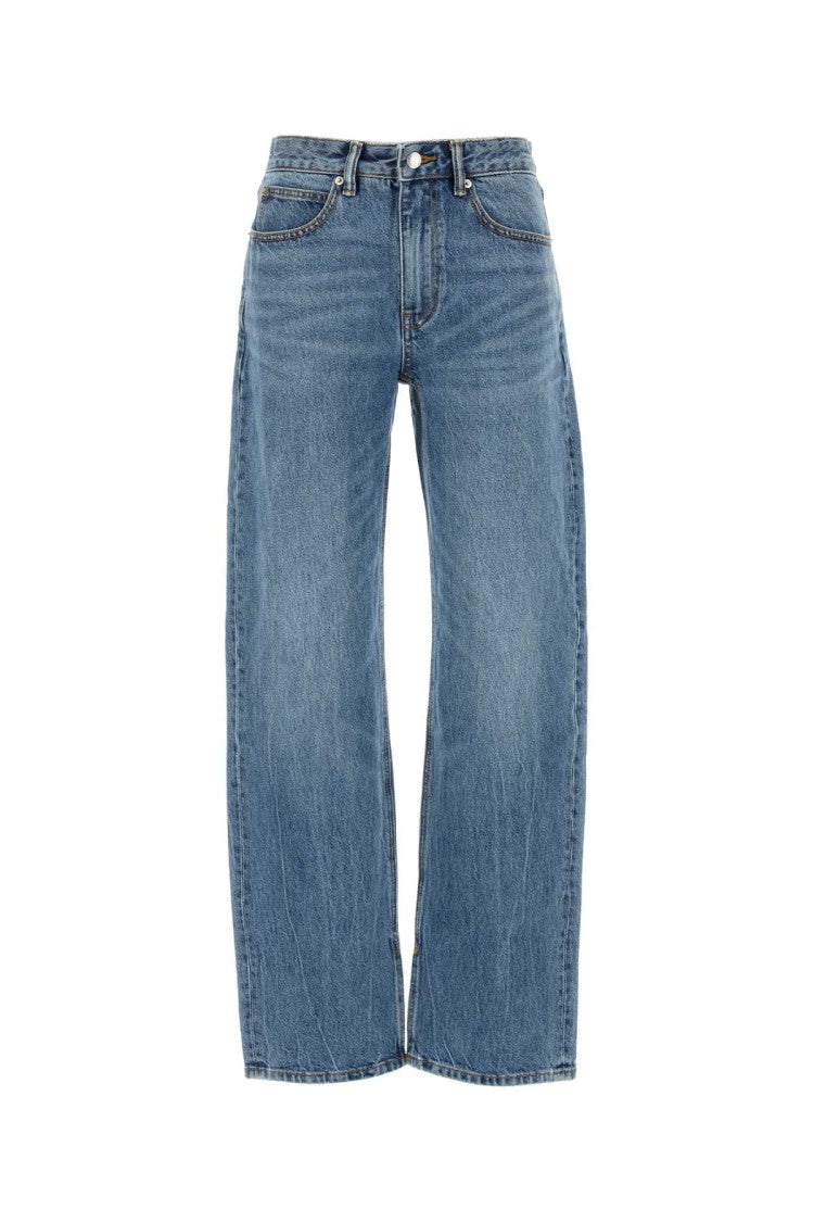 Alexander Wang High-Waisted Vintage-Style Denim Jeans With Classic Silhouette