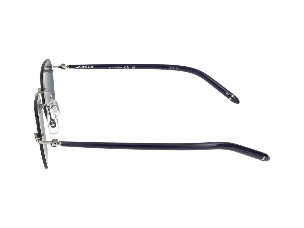 Montblanc Sunglasses Montblanc Mb0270s 003 Silver Blue Blue 51/21/145