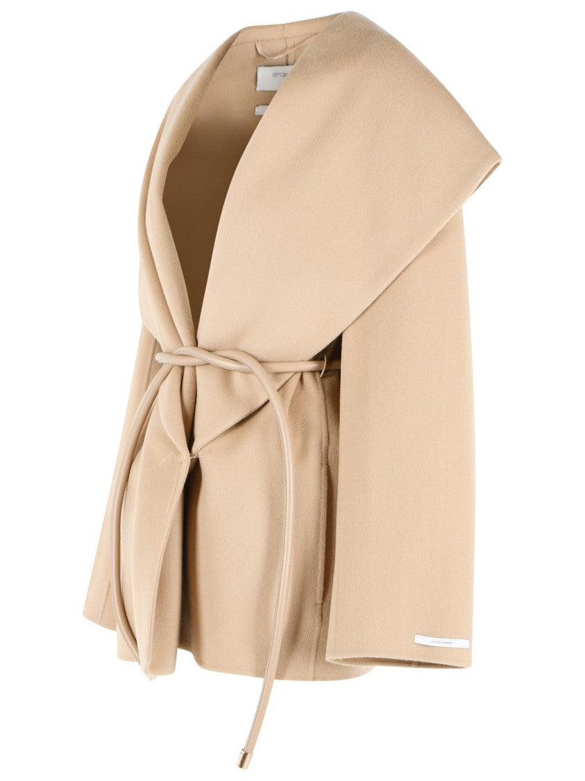 Sportmax 'Uguale' Brown Virgin Wool Jacket