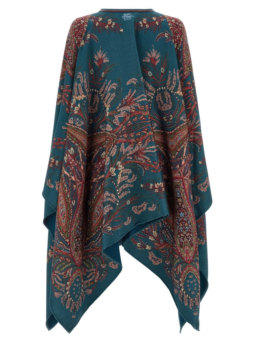 Etro Floral Paisley Cape