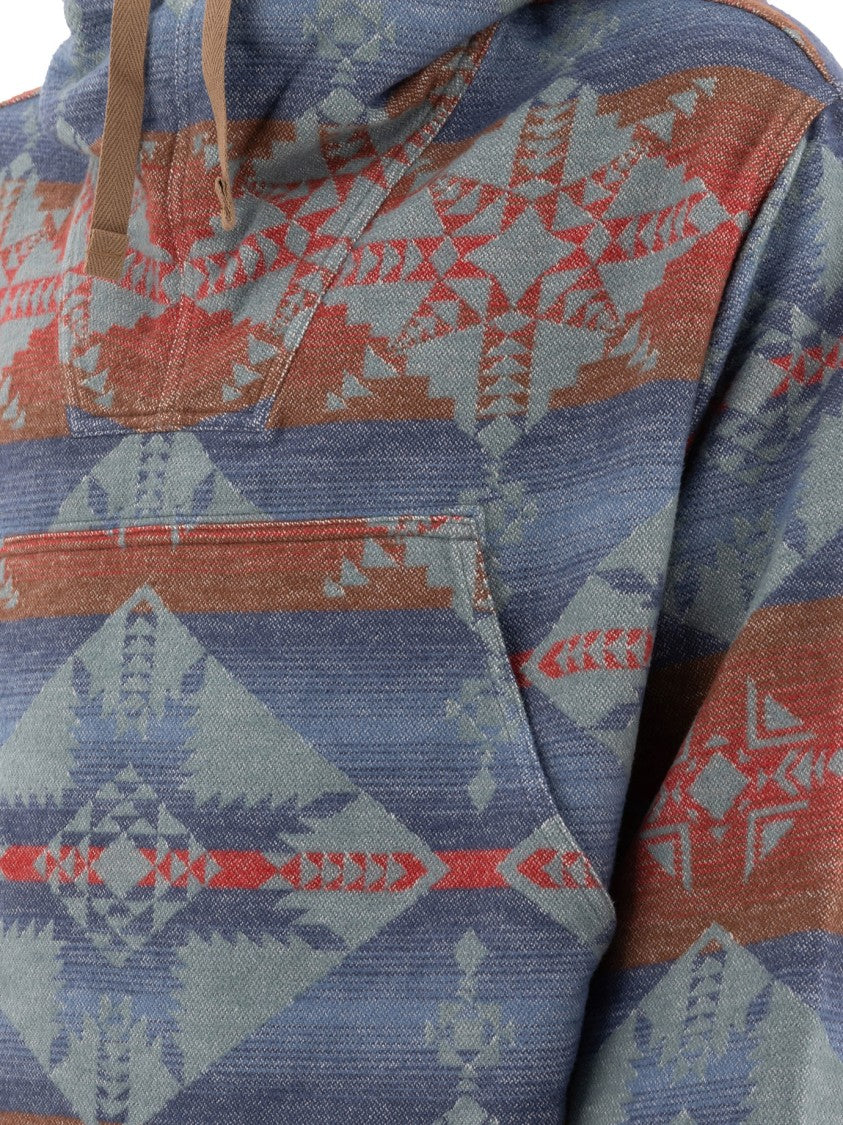 Beams Plus "Mil Smock Jacquard Shaggy" Hoodie