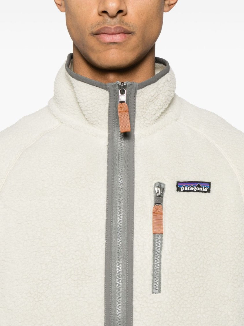 Patagonia Light Beige Fleece Jacket