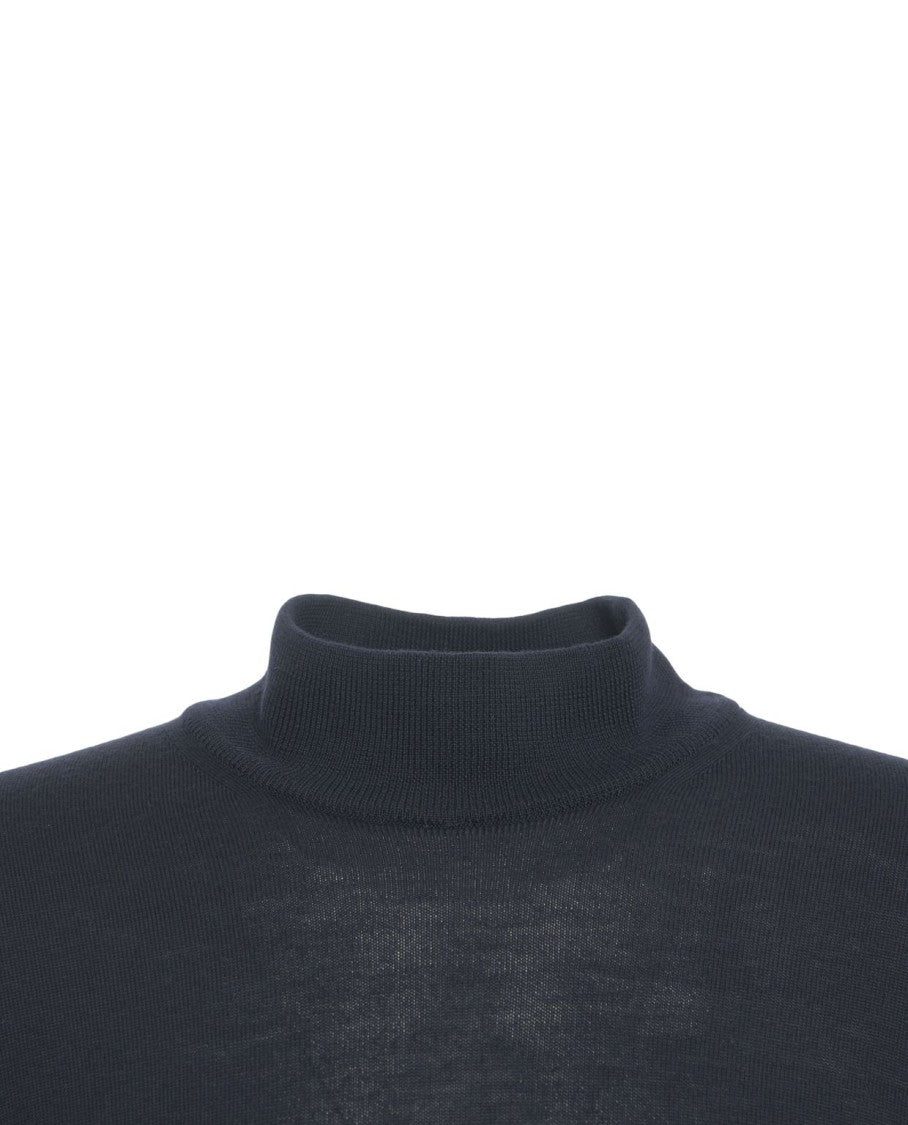 Kangra Slim Fit Turtleneck Sweater With Ribbed Details