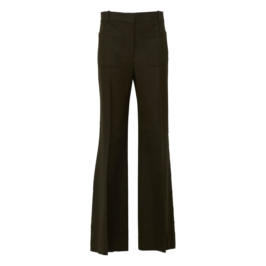 Victoria Beckham Alina Trouser High-Waisted Wide-Leg Pants
