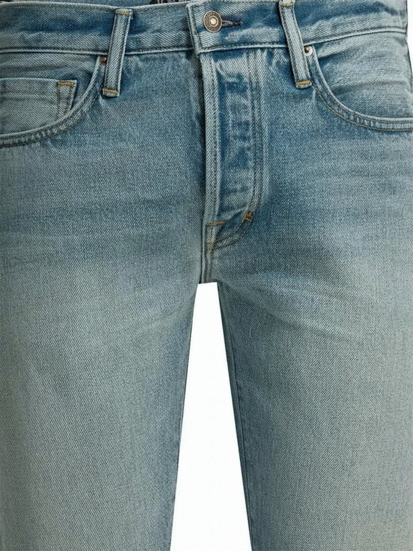 Tom Ford Light Blue Straight-Leg Denim Pants