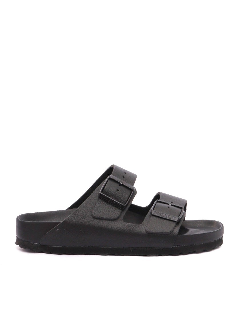 Birkenstock Black Arizona Natural Leather Slide Sandal