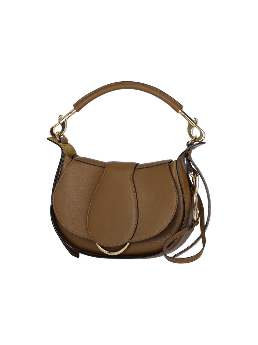 Chloé "Ride" Shoulder Bag – Brown