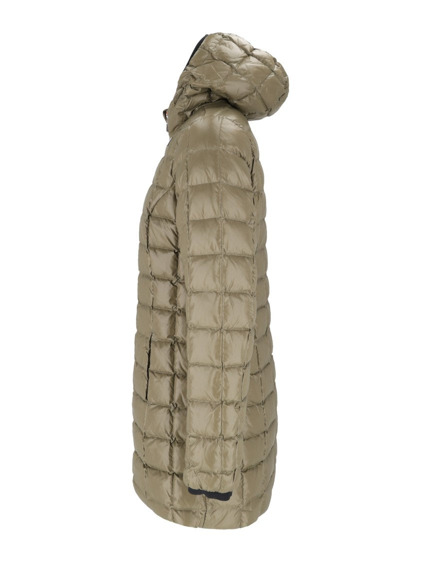 K-Way Denise St Thermo Double Hooded Quilted 3/4 Down Jacket