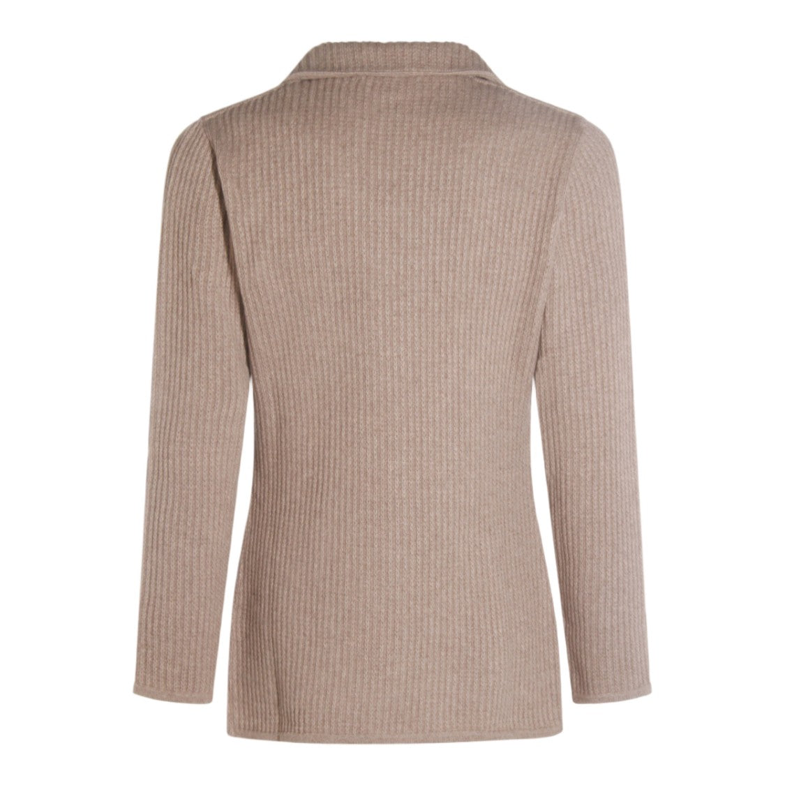 Lardini Ribbed Knit Sweater Jacket