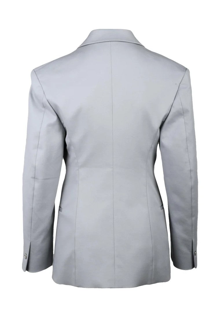Mo5ch1no Jeans Fitted Jacket Buttons - Grey