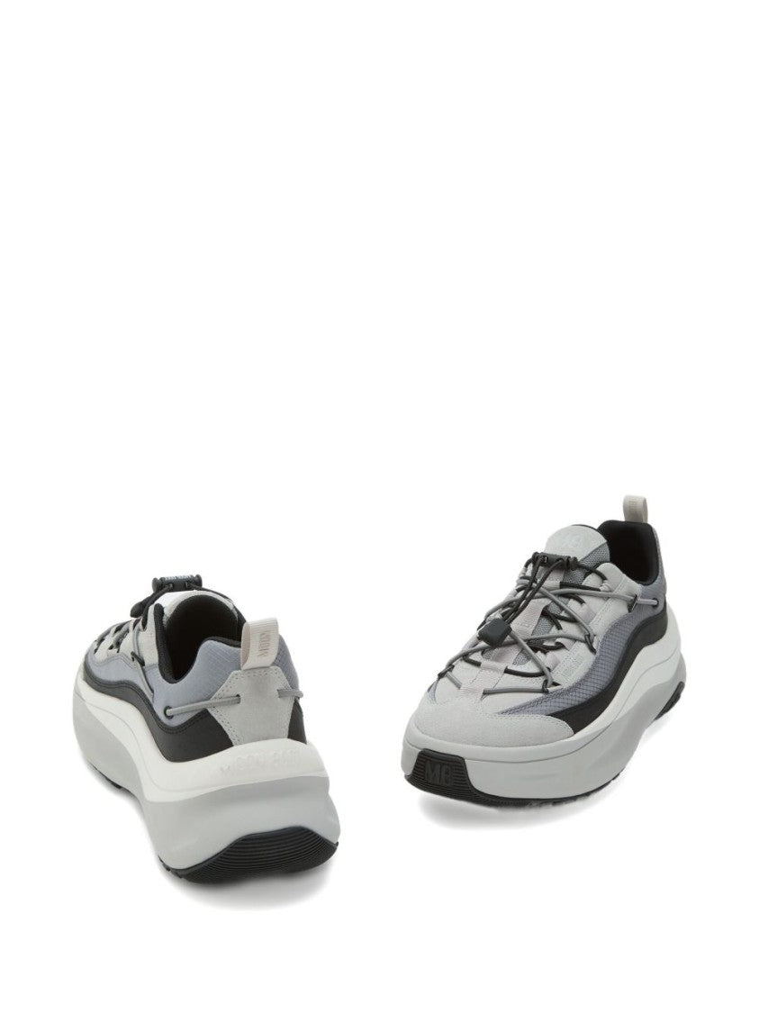 Moon Boot Suede And Technical Fabric Sneakers