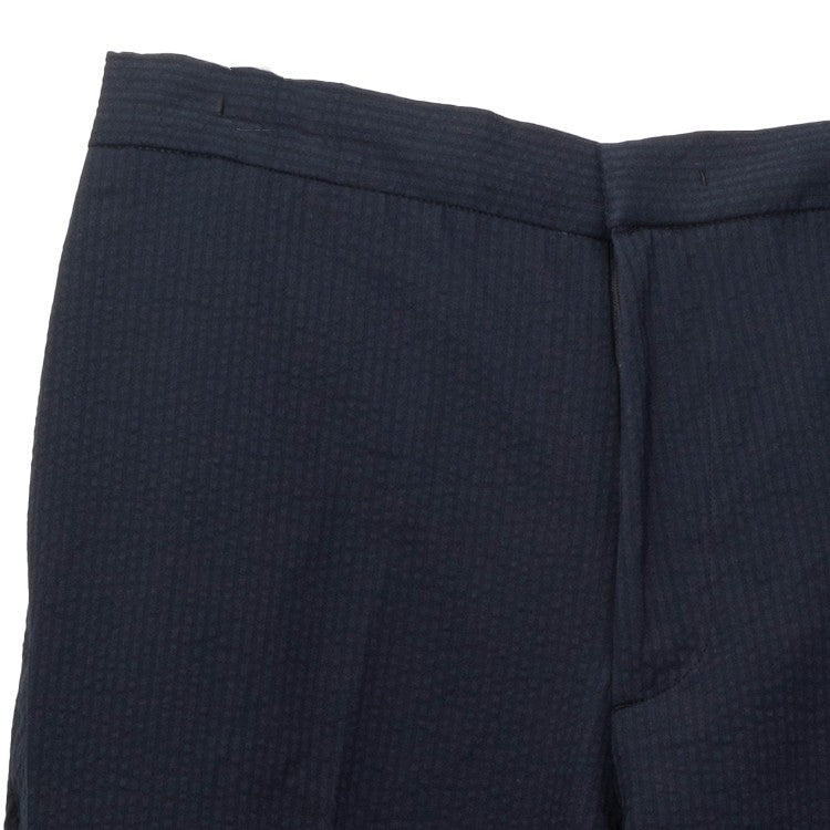 Officine Generale Plain Front Pants With Grosgrain Drawstring