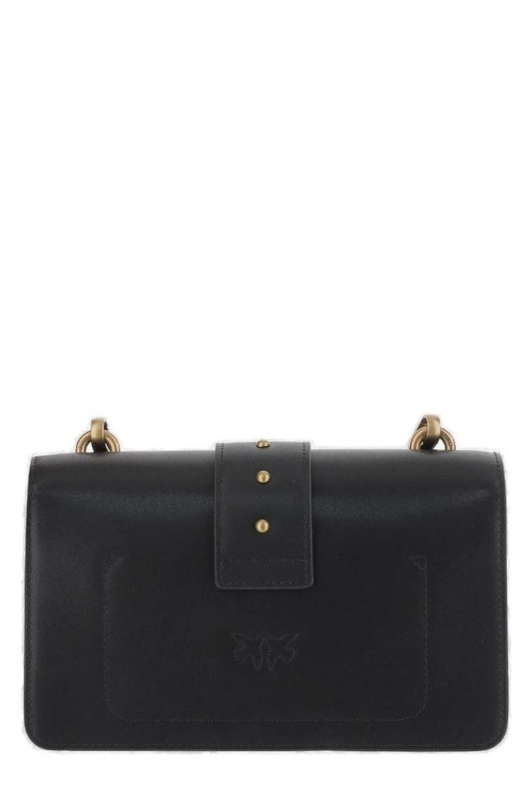 Pinko Structured Black Bag With Clean Lines And Modern Appeal