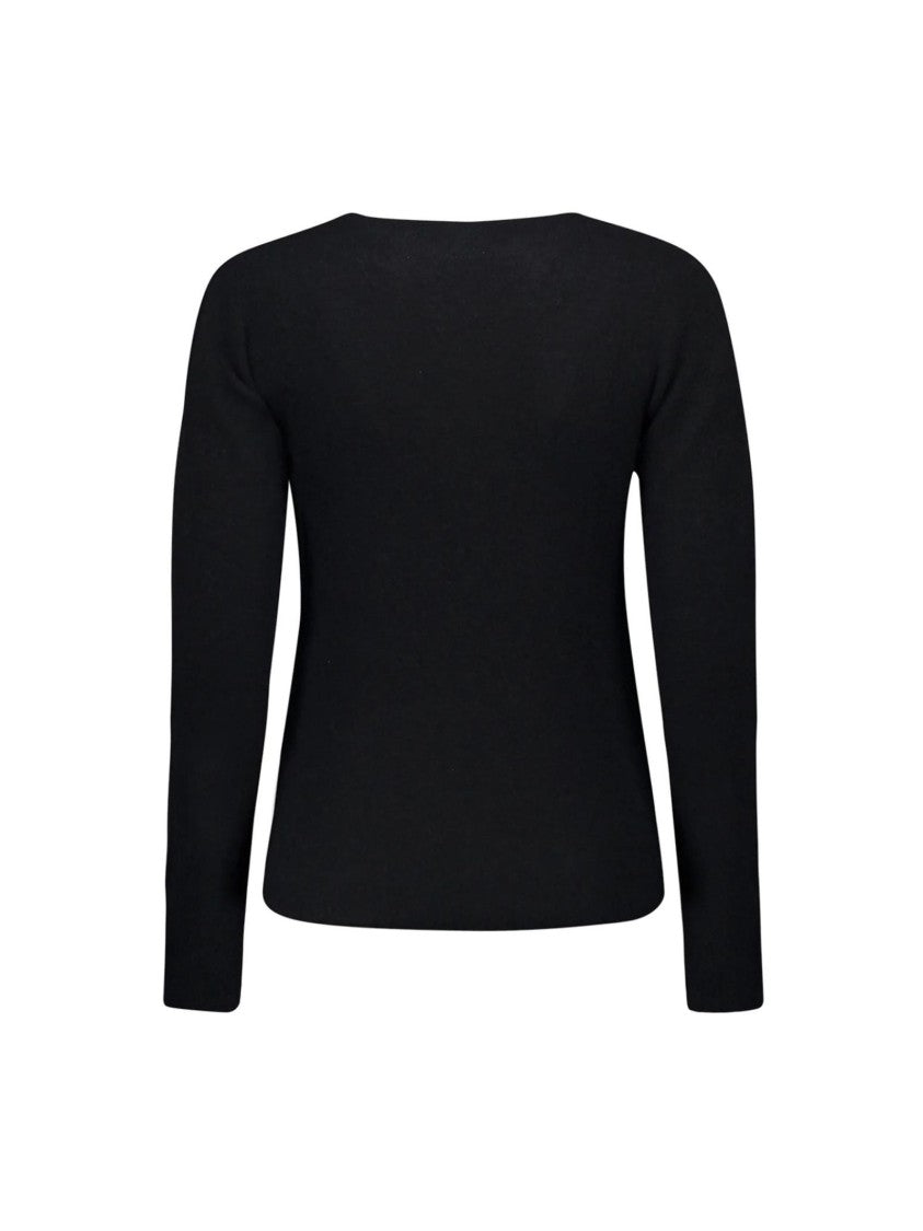 Roberto Collina Black Regular Fit Sweater