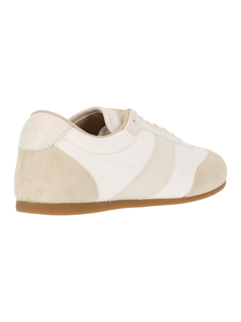 Lemaire White Soft Runner Fabric Sneakers