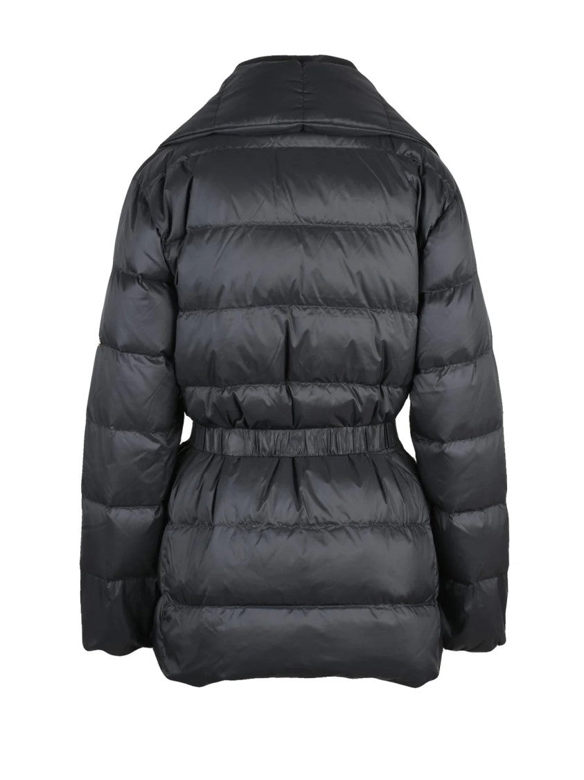 Liu Jo Black Quilted Polyamide Down Coat