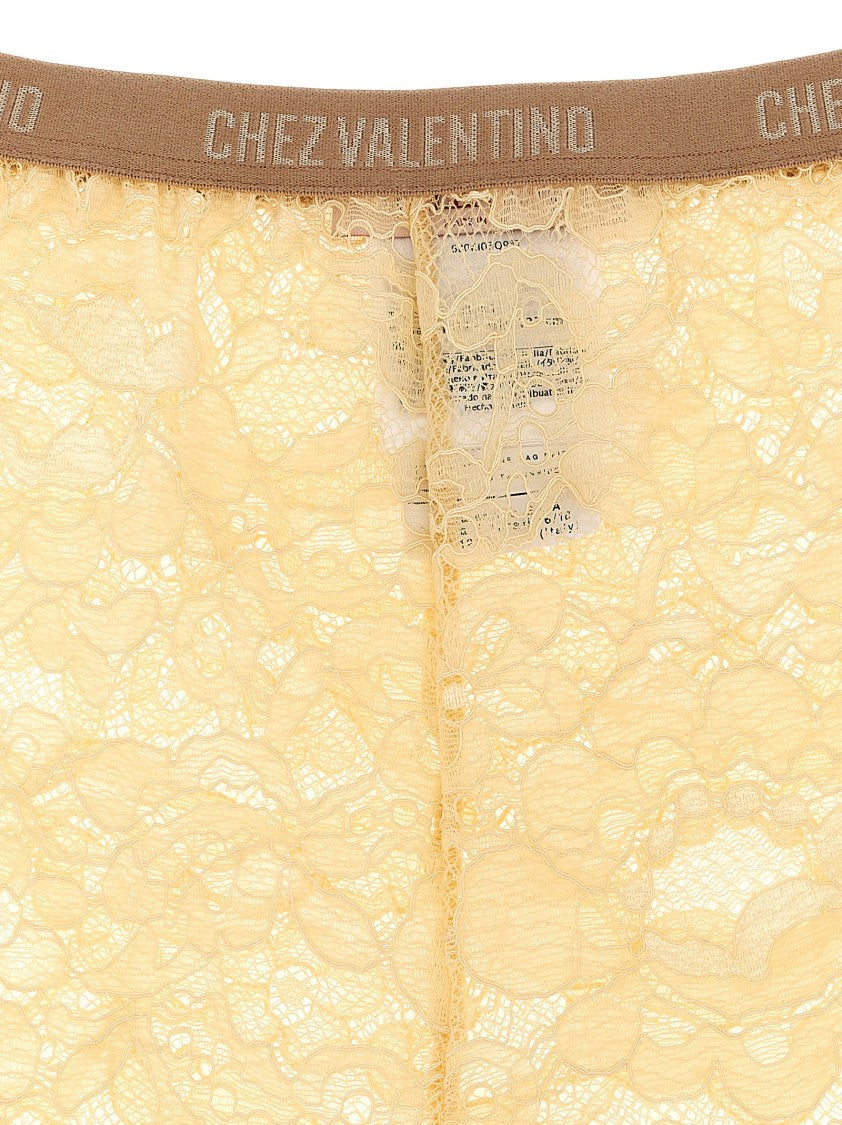 Valentino Garavani Pizzo Rebordè Tights