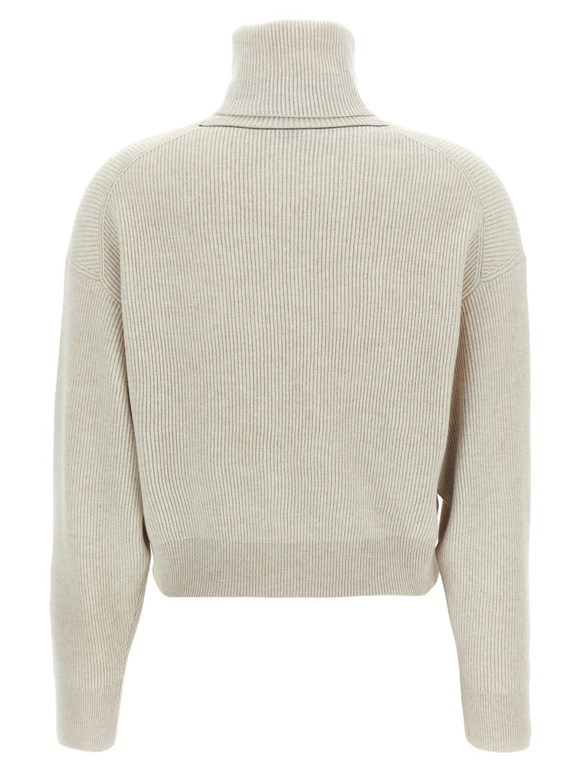 Brunello Cucinelli Ribbed Turtleneck Sweater