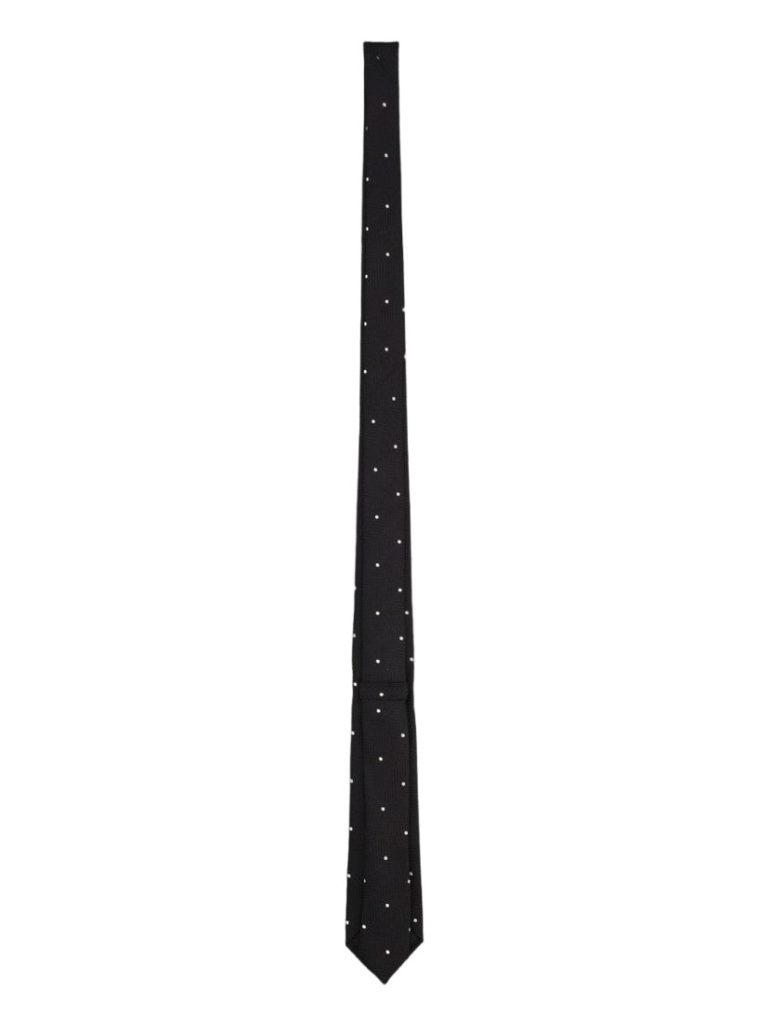 Tom Ford Narrow Black Silk Neck Tie