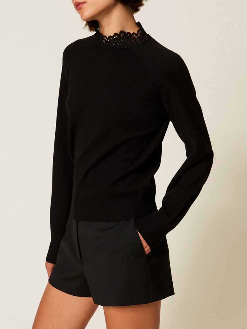 Twin-Set Tailored Silhouette Sweaterwith Clean Lines