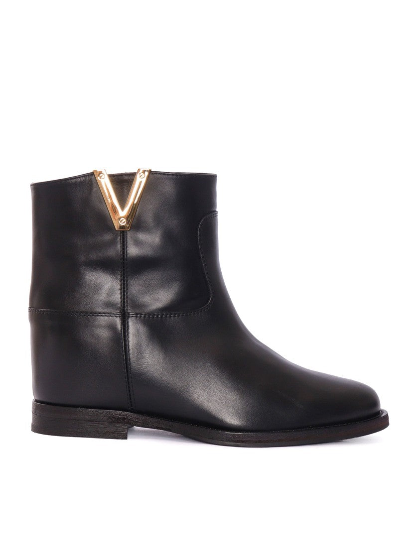 Via Roma 15 Ankle Boots With Pointed Toe