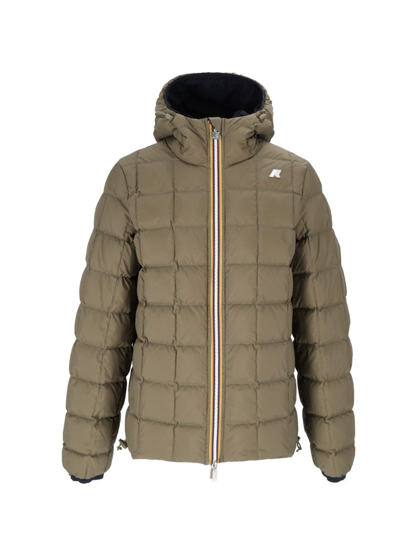 K-Way Jack St Thermo Double Reversible Hooded Padded Down Jacket