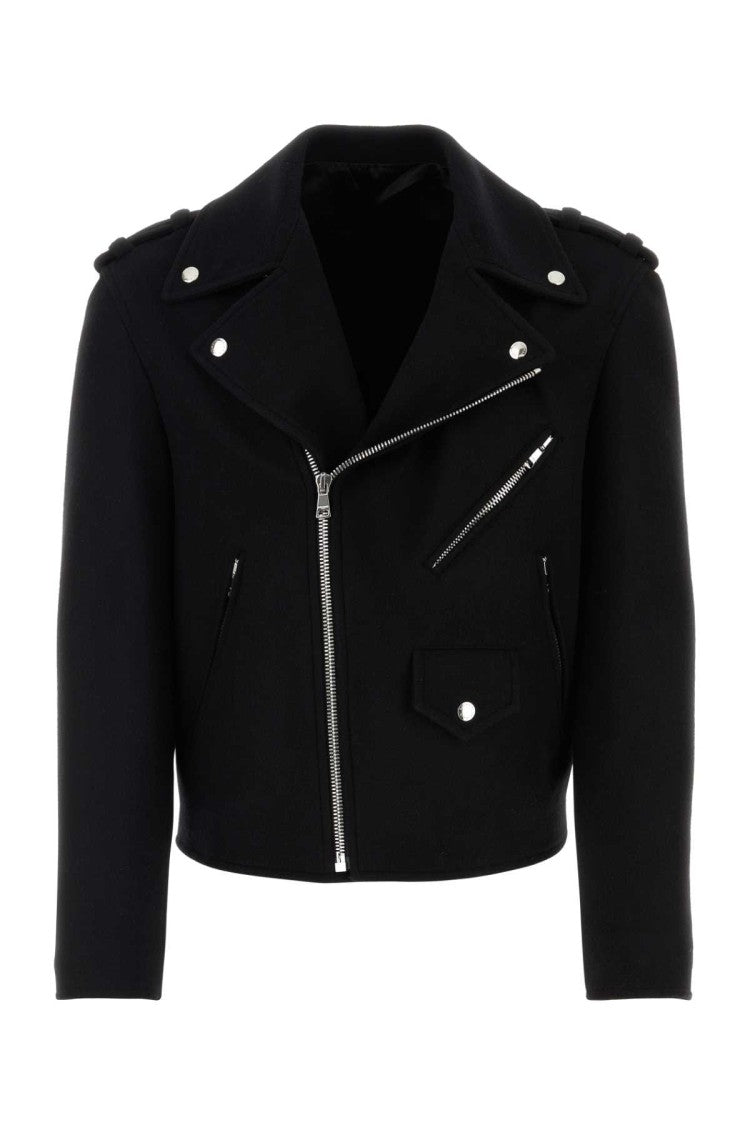 Balmain Black Felt Jacket