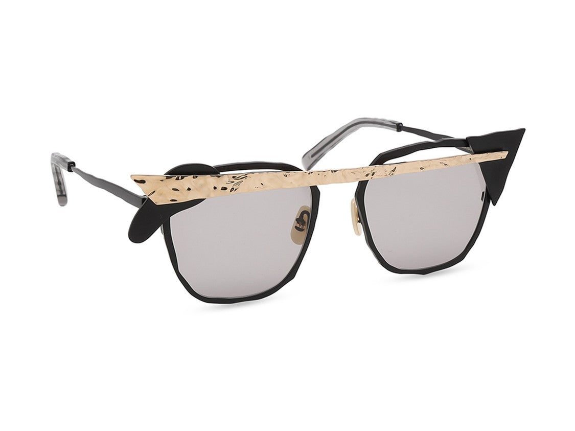 Masahiro Maruyama Mm-0093 Sun Angular Titanium Bar Sunglasses
