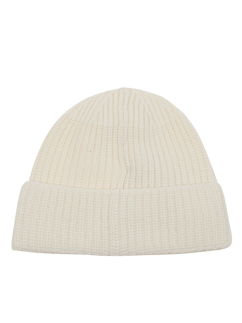 Stone Island Rws Virgin Wool Ribbed Beanie