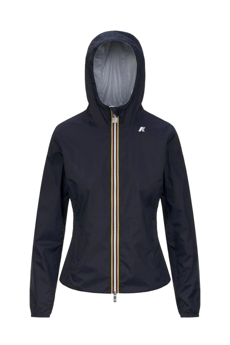 K-Way Grey Technical Nylon Zip-Up Jacket