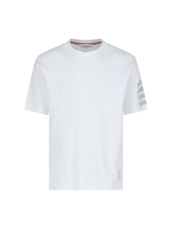 Thom Browne "4-Bar" T-Shirt – White