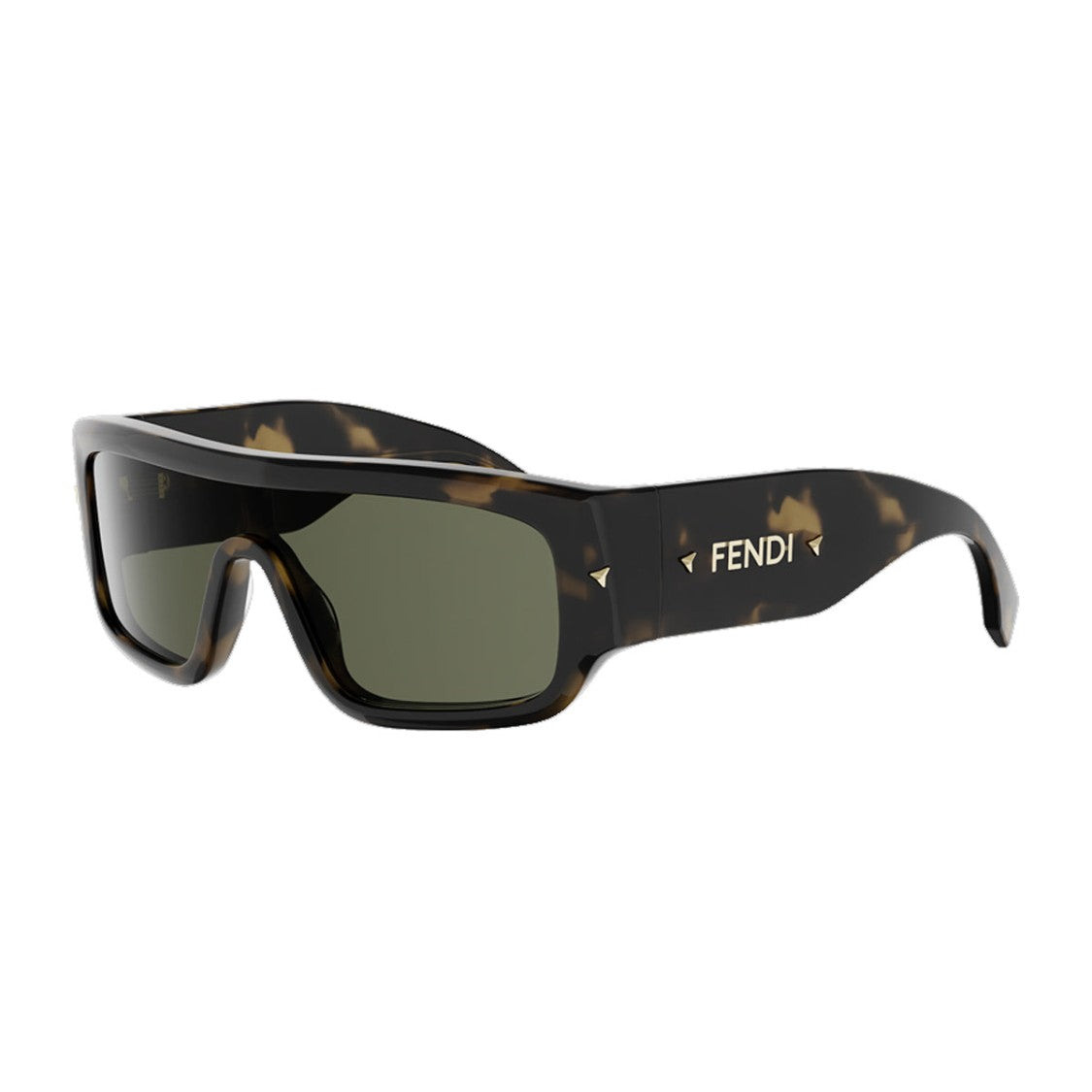 Fendi Havana Screen Bold Acetate Sunglasses