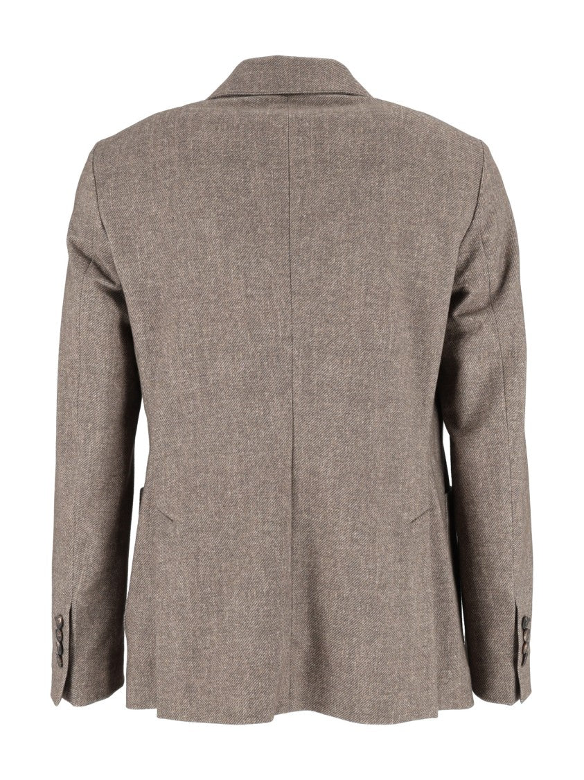 Circolo 1901 Double-Breasted S.P. Structured Double-Breasted Blazer