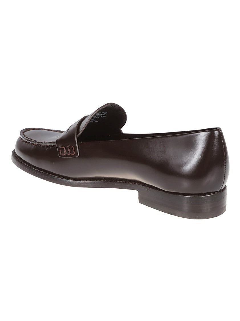 Tory Burch Polished Calfskin Flat Shoes