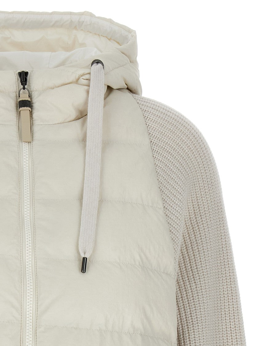 Brunello Cucinelli Two-Material Puffer Jacket