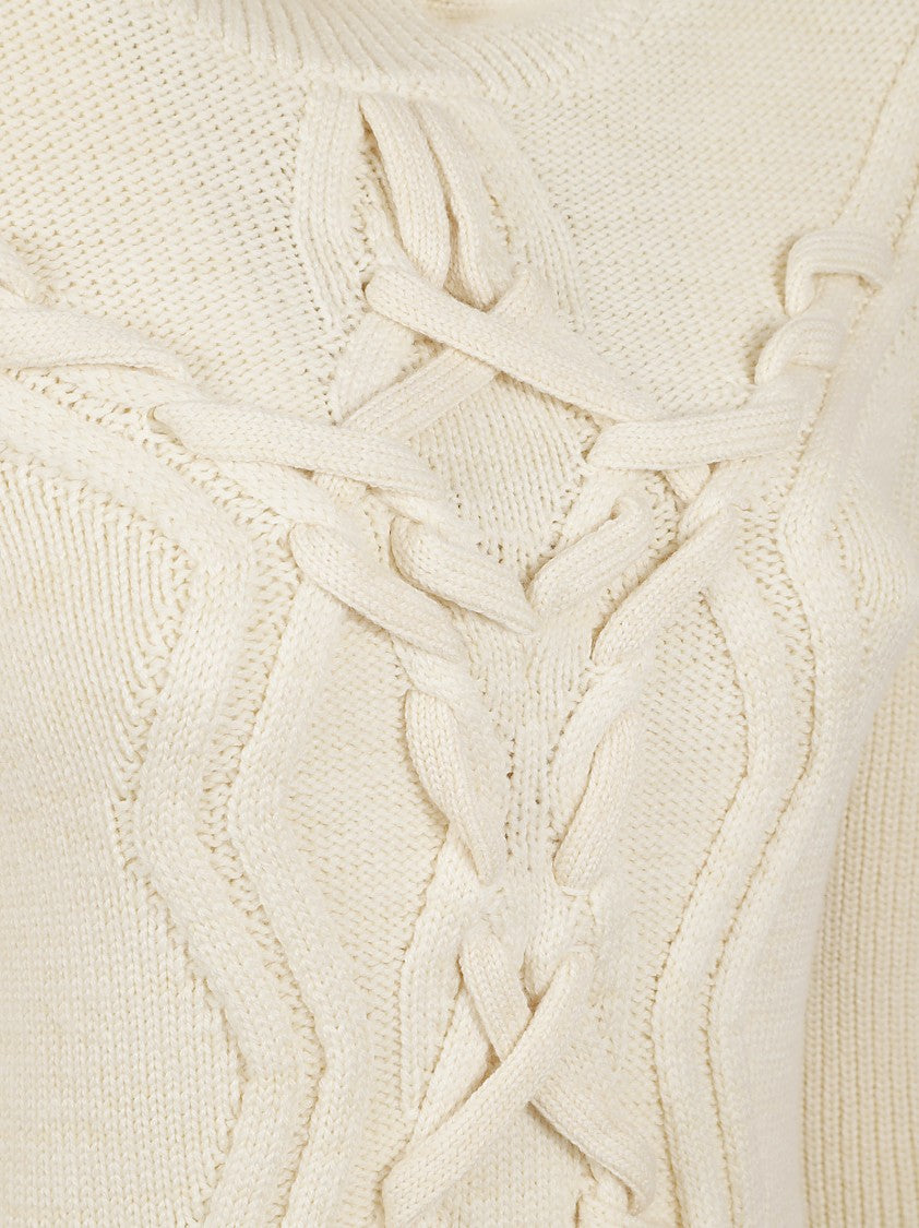 Isabel Marant High Collar Beige Dress