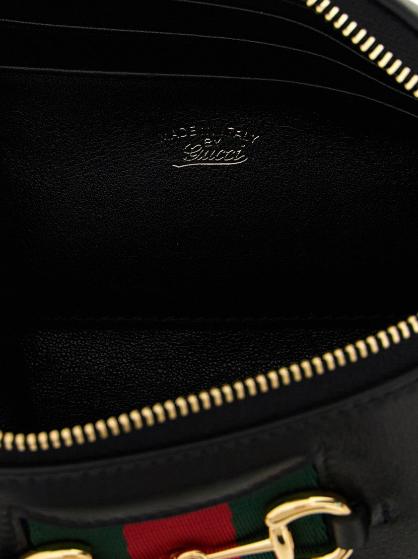 Gucci ' Horsebit Web' Shoulder Bag
