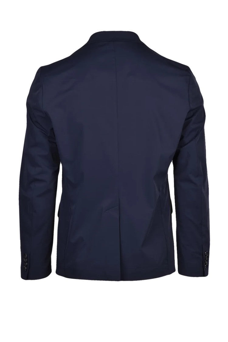 Officina 36 Men's Nylon Effect Jacket - Blue