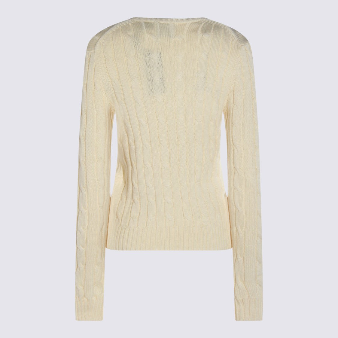 Polo Ralph Lauren Classic Cable Knit Sweater With Fitted Silhouette