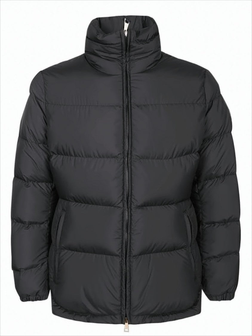 Moncler Padded Down Coat With High Collar