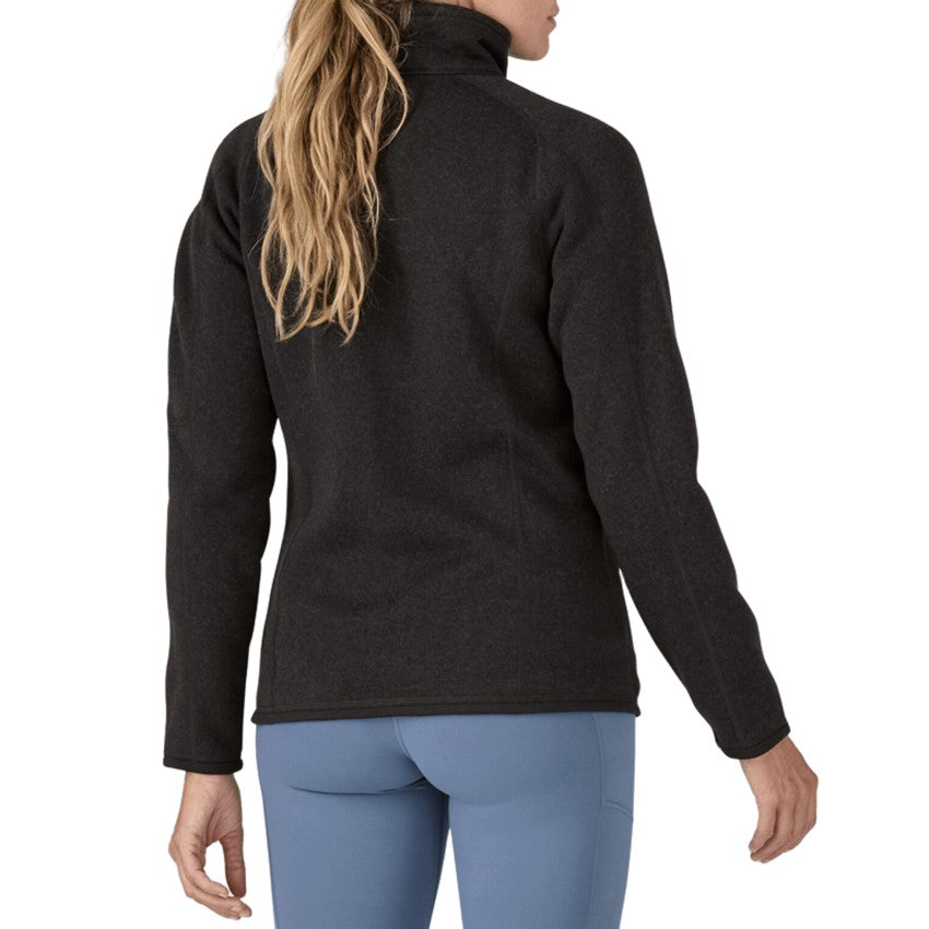 Patagonia Black Fleece Jacket With Structured Collar
