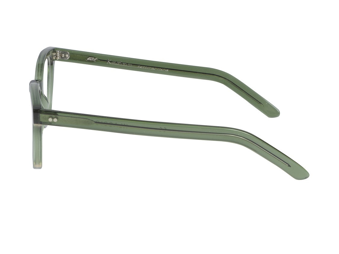 Kador Olive Green Klassiko Translucent Square Eyeglasses