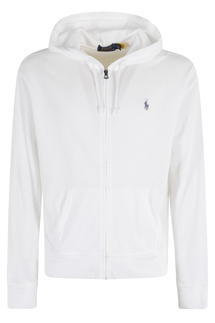 Polo Ralph Lauren Lightweight Cotton Knit With Drawstring Hood